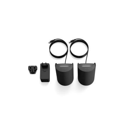 Philips - Conjunto de 2 projetores LED RGBW dimerizáveis Hue PLAY LED/20W/230V 2000–6500K preto