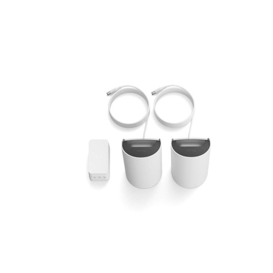Philips - Conjunto 2x refletores de projeção reguláveis LED RGBW Hue PLAY LED/20W/230V 2000–6500K branco