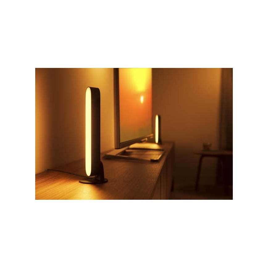 Philips - Conjunto de extensão para candeeiro de mesa LED RGB com regulação Hue PLAY LED/6W/230V preto