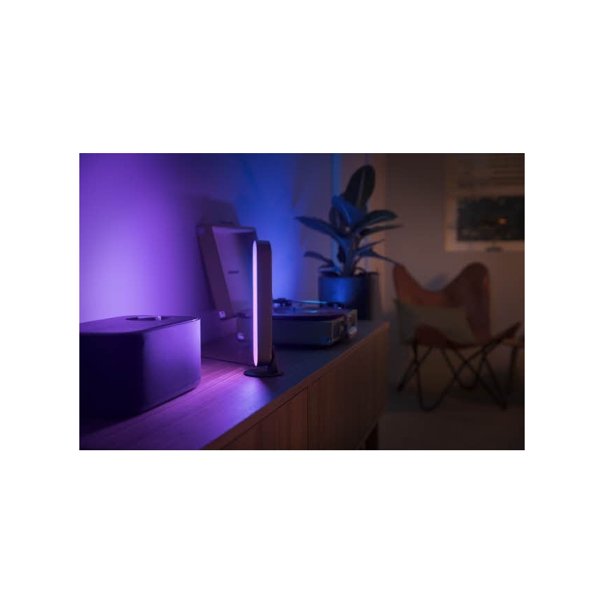 Philips - Conjunto de extensão para candeeiro de mesa LED RGB com regulação Hue PLAY LED/6W/230V preto
