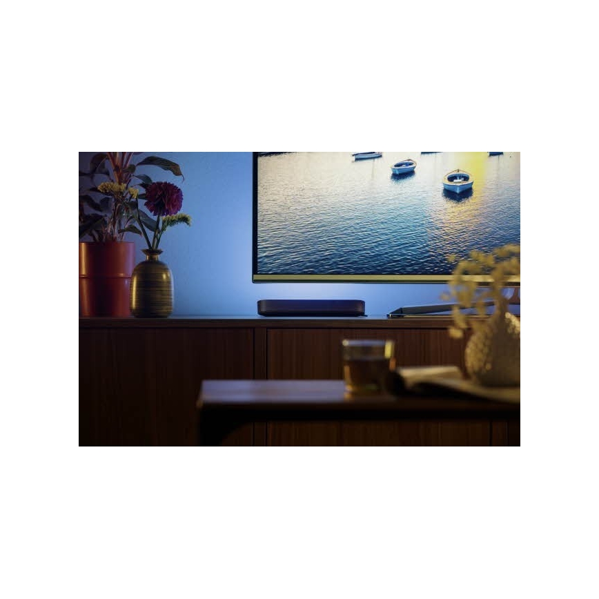 Philips - Conjunto de extensão para candeeiro de mesa LED RGB com regulação Hue PLAY LED/6W/230V preto
