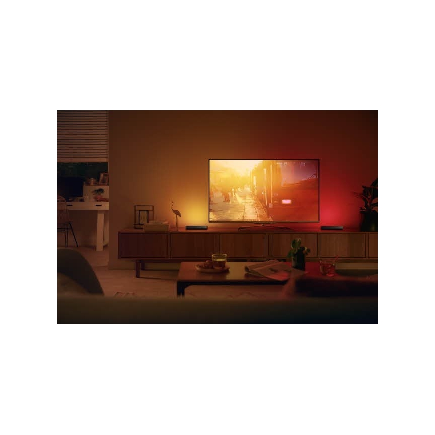 Philips - Conjunto de extensão para candeeiro de mesa LED RGB com regulação Hue PLAY LED/6W/230V preto