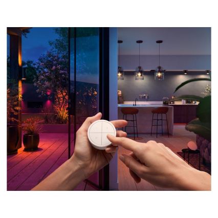 Philips - Controlo remoto com interruptor Hue TAP 1xCR2032 branco