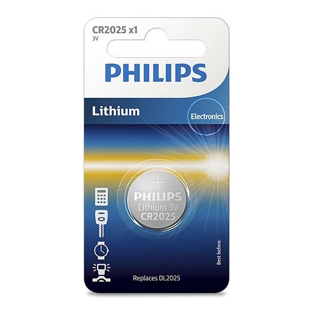 Philips CR2025/01B - Célula de lítio CR2025 MINICELLS 3V 165mAh