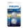 Philips CR2032P2/01B - 2 pçs Célula de botão de lítio CR2032 MINICELLS 3V 240mAh