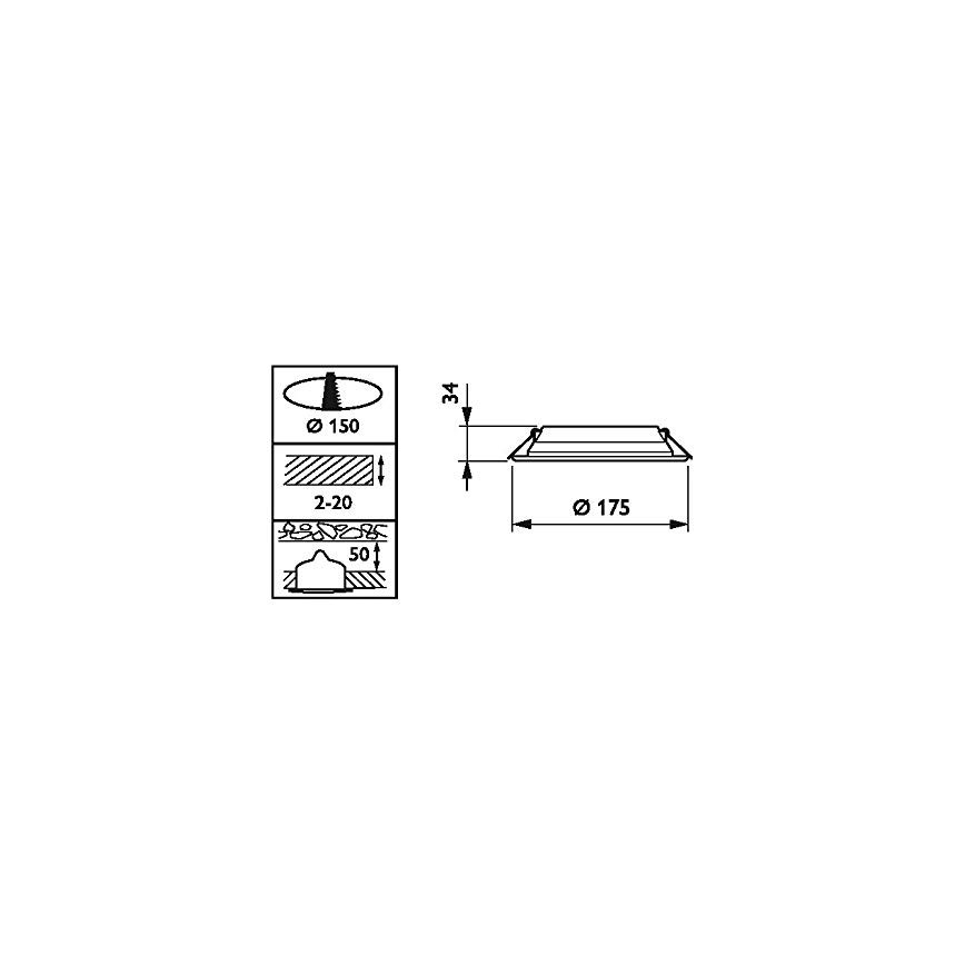 Philips DN065B LED10S/840 PSU II WH - Foco de encastrar LED LED/11W/230V 4000K