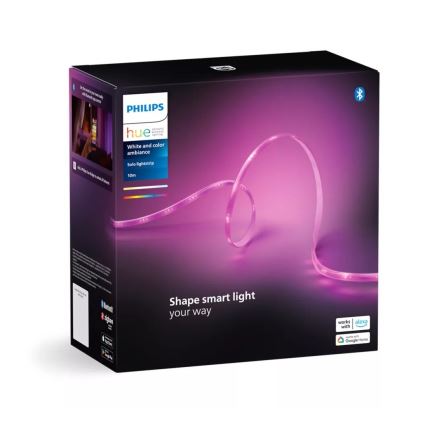 Philips - Fita LED RGBW com regulação Hue WHITE AND COLOR AMBIANCE 10m LED/20W/230V 2000-6500K