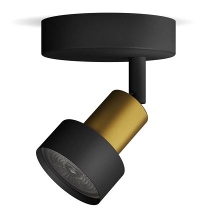 Philips - Foco CONDUIT 1xGU10/5W/230V preto/latão