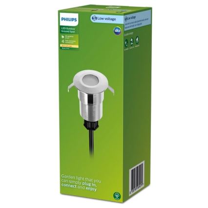 Philips - Foco de encastrar exterior LED SPORE LED/1W/24V IP67