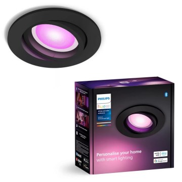 Philips - Foco de encastrar LED RGBW com regulação Hue CENTURA 1xGU10/4,2W/230V 2000-6500K