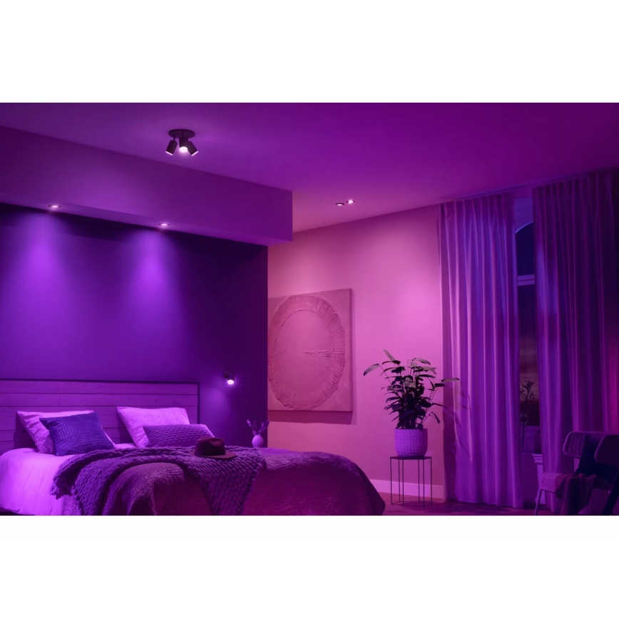 Philips - Foco de encastrar LED RGBW com regulação Hue CENTURA 1xGU10/4,2W/230V 2000-6500K