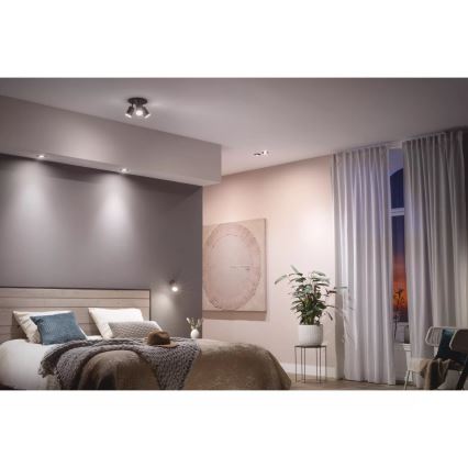 Philips - Foco de encastrar LED RGBW com regulação Hue CENTURA 1xGU10/4,2W/230V 2000-6500K