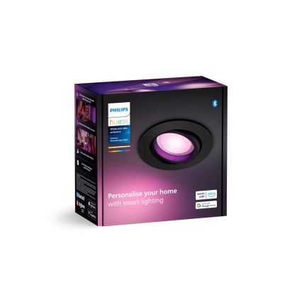 Philips - Foco de encastrar LED RGBW com regulação Hue CENTURA 1xGU10/4,2W/230V 2000-6500K