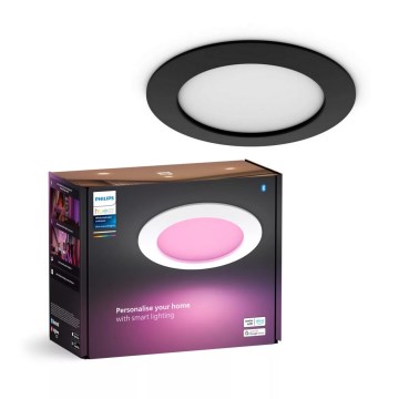 Philips - Foco de encastrar LED RGBW para casa de banho com regulação Hue SLIM LED/12W/230V IP44 2200-6500K