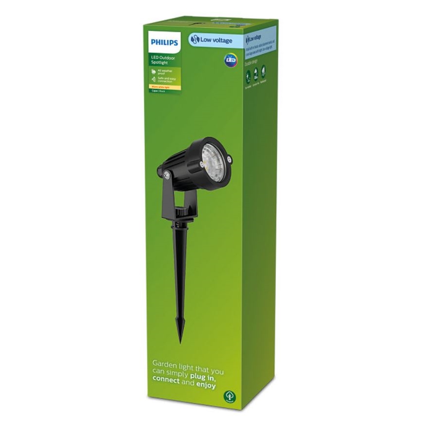 Philips - Foco exterior LED CASPER LED/1,5W/24V IP44