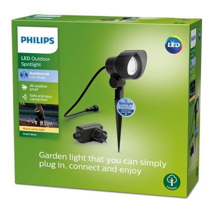 Philips - Foco exterior LED LED/24W/230V 2700K IP44
