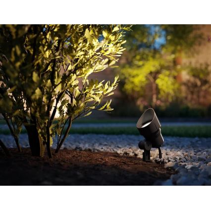 Philips - Foco exterior LED LED/6W/12V 2700K IP44