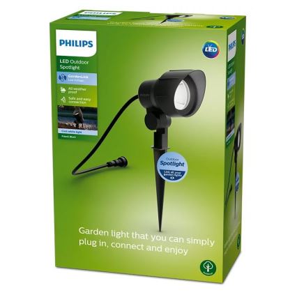 Philips - Foco exterior LED LED/6W/12V 4000K IP44