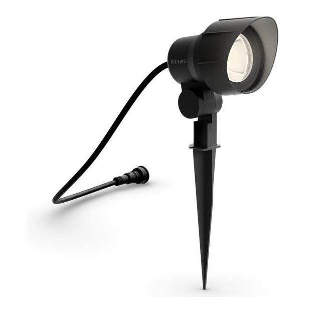 Philips - Foco exterior LED LED/6W/12V 2700K IP44