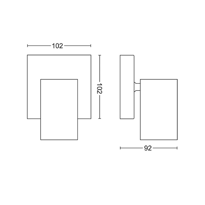 Philips - Foco KOSIPO 1xGU10/5,5W/230V branco