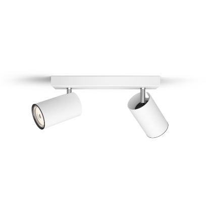 Philips - Foco KOSIPO 2xGU10/5,5W/230V branco