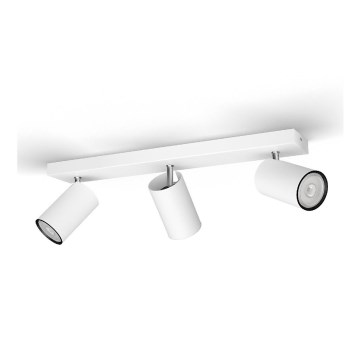 Philips - Foco KOSIPO 3xGU10/5,5W/230V branco