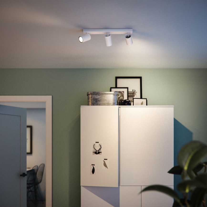 Philips - Foco KOSIPO 3xGU10/5,5W/230V branco