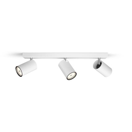Philips - Foco KOSIPO 3xGU10/5,5W/230V branco