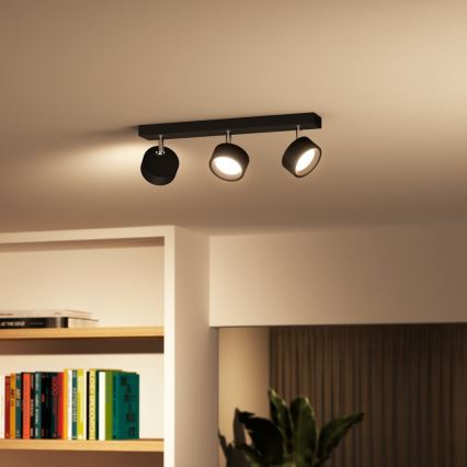 Philips - Foco LED 3xLED/5,5W/230V preto