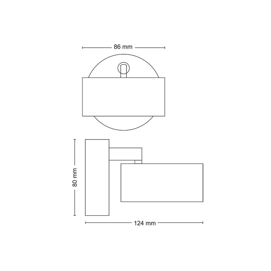 Philips - Foco LED LED/5,5W/230V branco