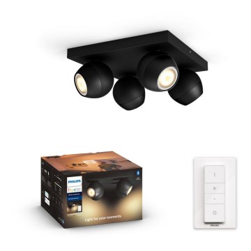 Philips - Foco LED com regulação Hue BUCKRAM 4xGU10/5W/230V