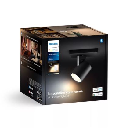 Philips - Foco LED com regulação Hue RUNNER 1xGU10/4,2W/230V 2200-6500K + comando preto