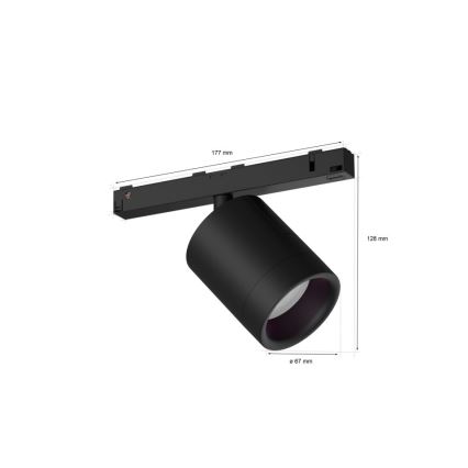 Philips - LED RGB Foco com regulação para sistema de carril Hue PERIFO LED/5,2W/24V 2000-6500K