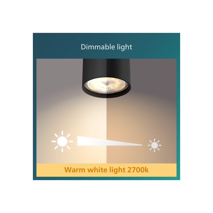 Philips - Foco LED com regulação 2xLED/4,5W/230V