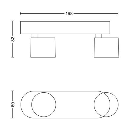 Philips - Foco LED com regulação 2xLED/4,5W/230V