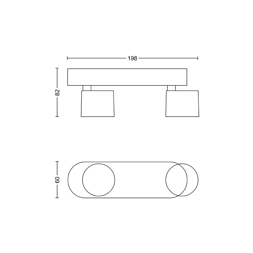 Philips - Foco LED com regulação 2xLED/4,5W/230V