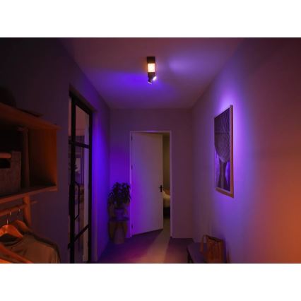 Philips - Foco LED RGBW com regulação Hue CENTRIS 2xGU10/4,2W/230V + LED/11W 2000-6500K
