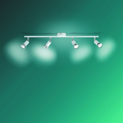 Philips - Foco 4xGU10/50W/230V branco