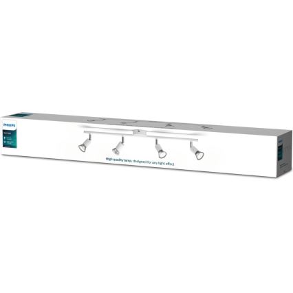 Philips - Foco 4xGU10/50W/230V branco