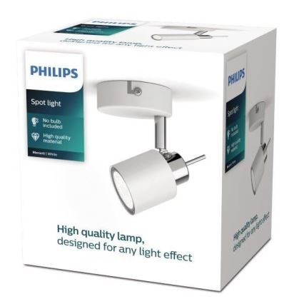 Philips - Foco 1xGU10/35W/230V branco