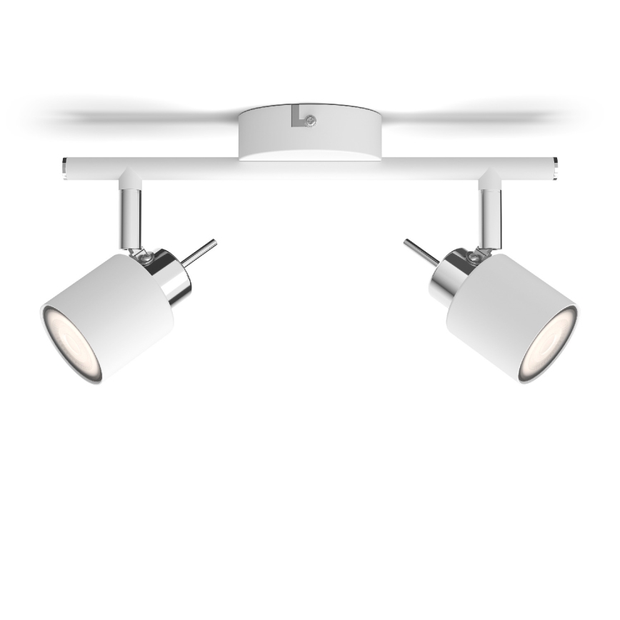 Philips - Foco 2xGU10/35W/230V branco
