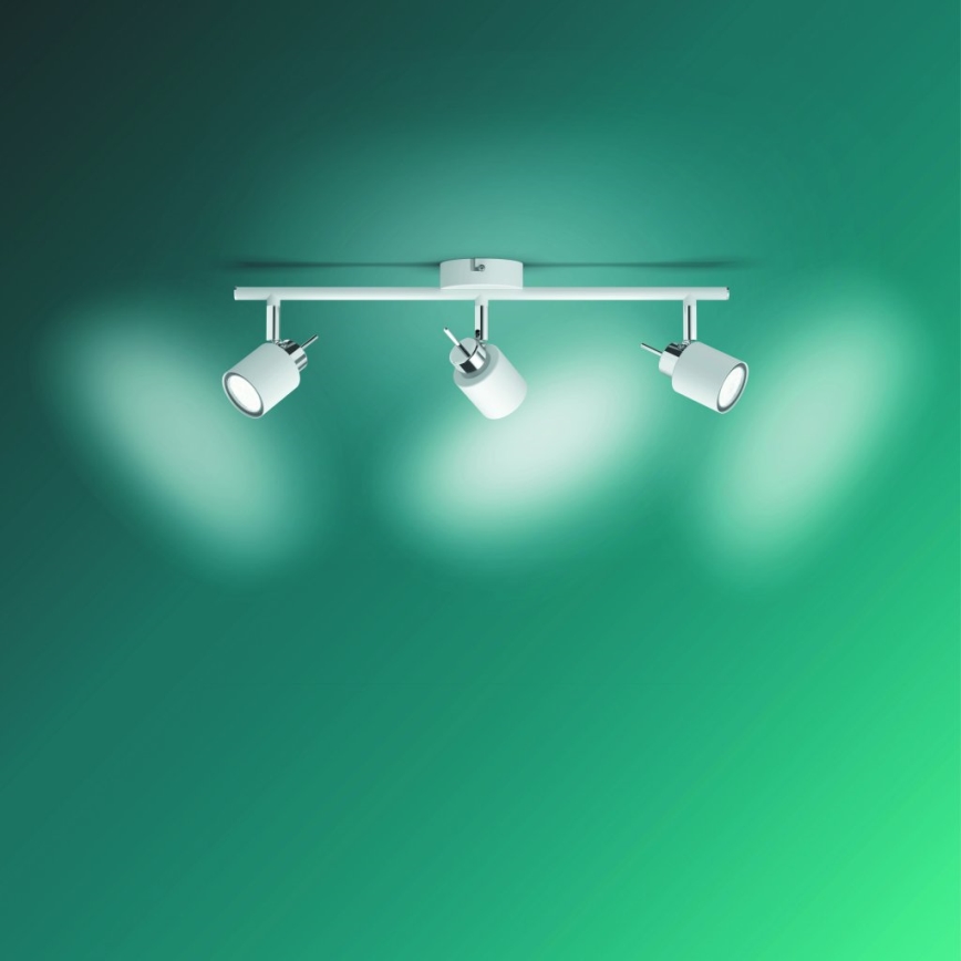 Philips - Foco 3xGU10/35W/230V branco
