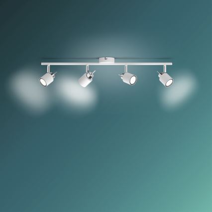 Philips - Foco 4xGU10/35W/230V branco