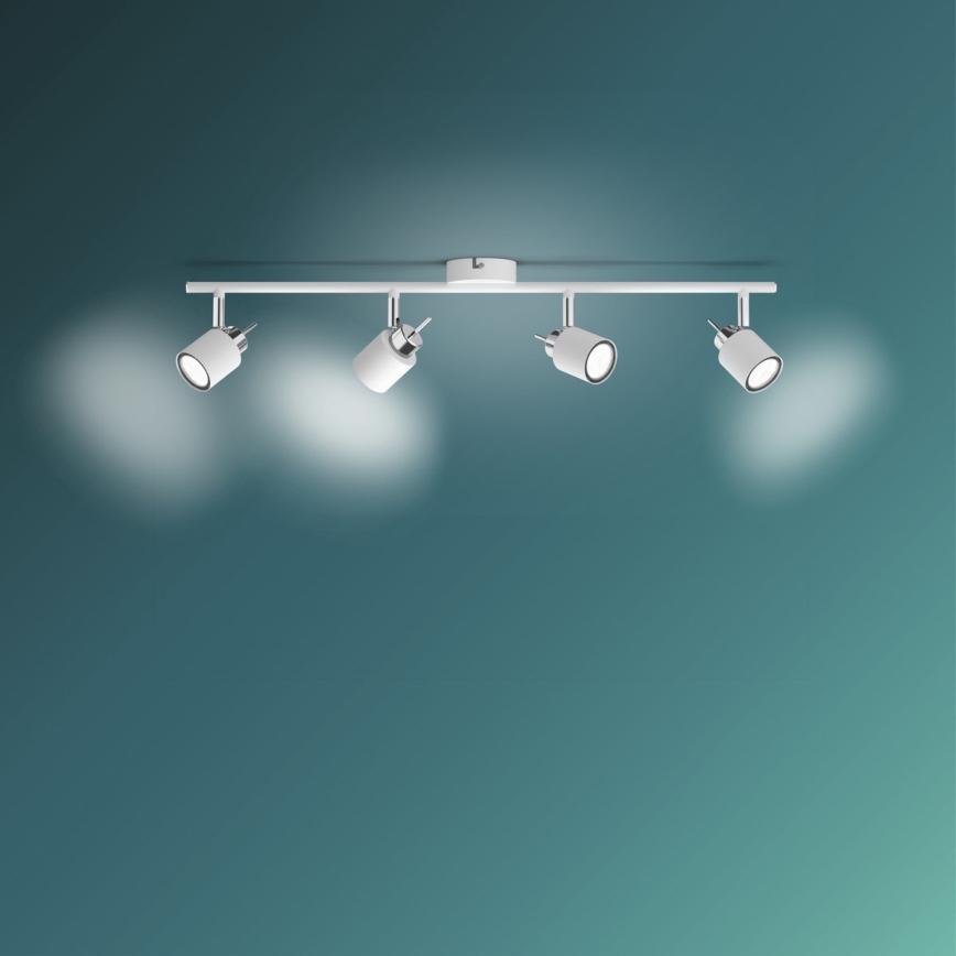 Philips - Foco 4xGU10/35W/230V branco
