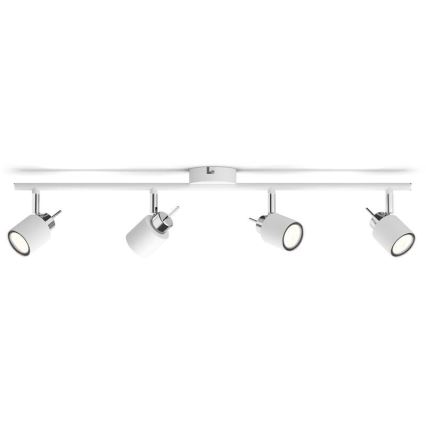 Philips - Foco 4xGU10/35W/230V branco