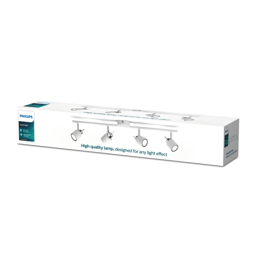 Philips - Foco 4xGU10/35W/230V branco