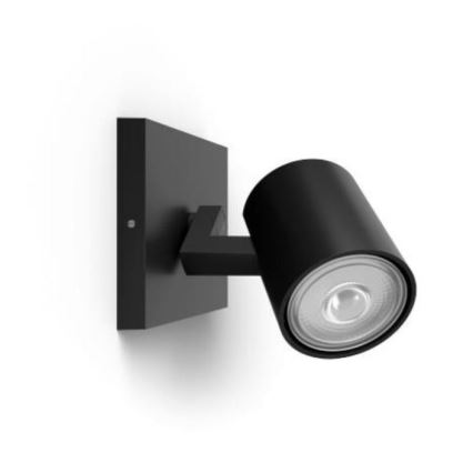 Philips - Foco RUNNER 1xGU10/20W/230V preto