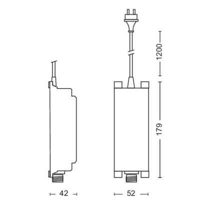 Philips - Fonte de alimentação 48W/12/230V IP67
