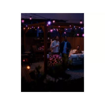 Philips - Guirlanda LED RGBW dimerizável para exteriores Hue FESTAVIA 10xLED 7m IP65