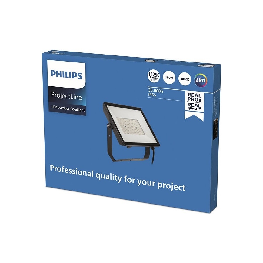 Philips - Holofote exterior LED PROJECTLINE LED/150W/230V IP65 4000K